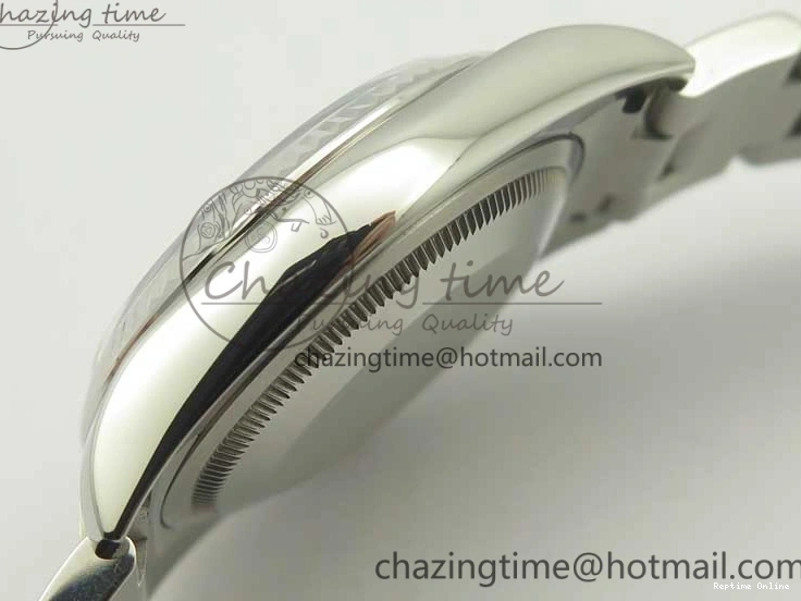 0206 DateJust 36 SS 116234 Fluted Bezel DJF Best Edition Blue Dial Stick Markers on SS Oyster Bracelet A Affordable 3373